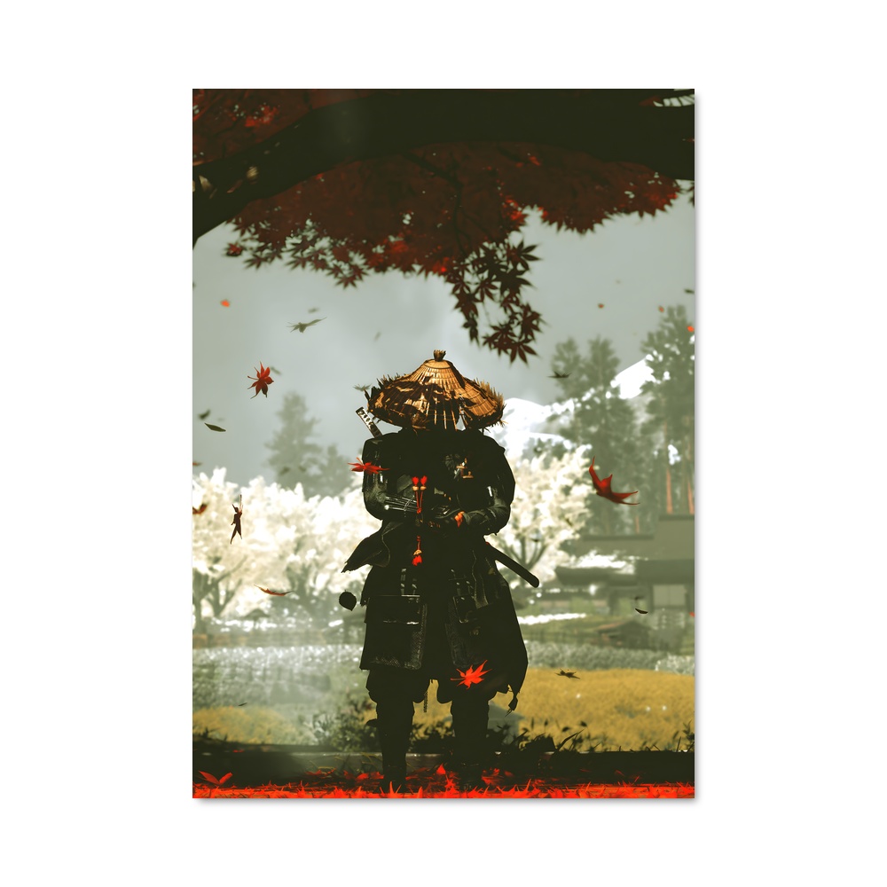 Poster Ghost tsushima passé – affiche Ghost of tsushima